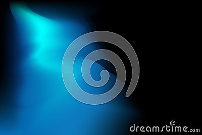 Beautiful Blue Northern light, polar lights, luminescence, sky background - mesh tools vector Vector Illustration