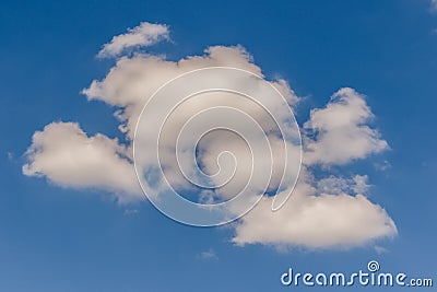 Beautiful of Blue sky background with tiny clouds. Stock Photo