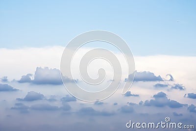 Beautiful Blue Sky and Clouds. Stock Photo