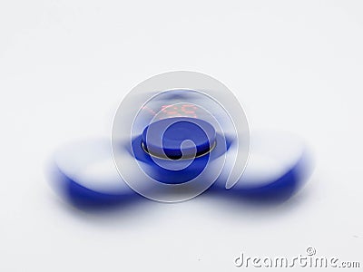 Clipart spinner in motion on a white background Editorial Stock Photo