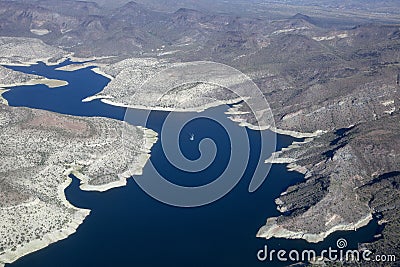 Agua Fria River in Arizona Stock Photo