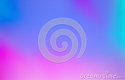 Beautiful blurred iredescent holographic abstract gradient. Wave of color, the overflow of color shades into each other Stock Photo