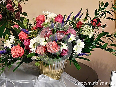 The beautiful bouquet for decoration at home or wedding Stock Photo