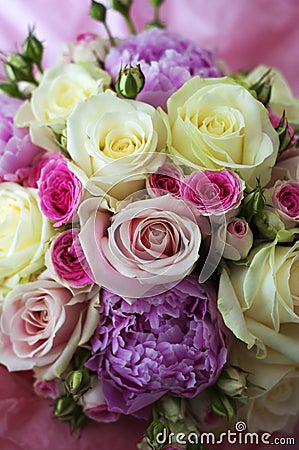 Beautiful bouquet of flowers Stock Photo