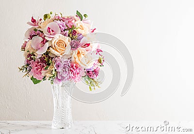 beautiful bouquet of flowers Stock Photo