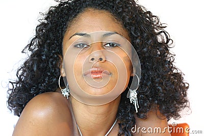 Beautiful brazilian woman Stock Photo