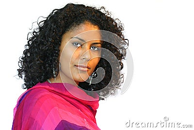 Beautiful brazilian woman Stock Photo