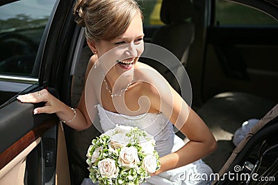 Beautiful bride Stock Photo