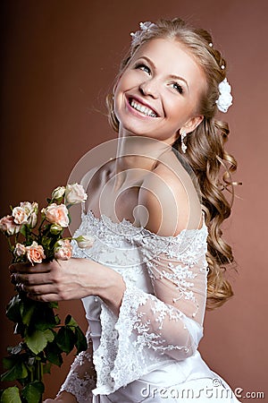 Beautiful bride Stock Photo