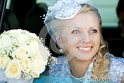 A beautiful bride Stock Photo