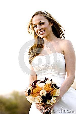 Beautiful Bride Stock Photo