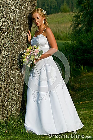 Beautiful Bride Stock Photo