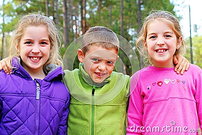 Beautiful bright children Stock Photo