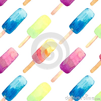 Beautiful bright colorful delicious tasty chocolate yummy cute summer dessert frozen juice Cartoon Illustration