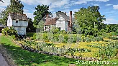 Beautiful Broughton Estate in Worcestershire, United Kingdom Stock Photo