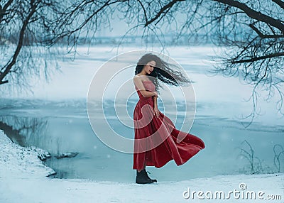 Beautiful brunette girl Stock Photo