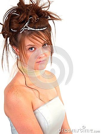 Beautiful Brunette Teen Stock Photo