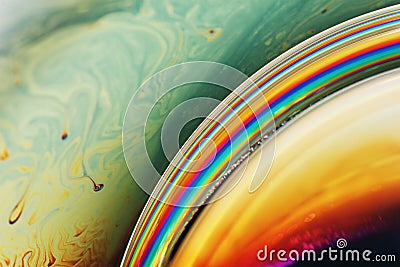 Beautiful bubble on macro photography for backgounds Stock Photo