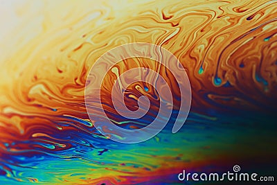 Beautiful bubble on macro photography for backgounds Stock Photo