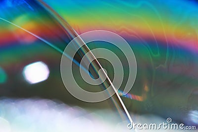 Beautiful bubble on macro photography for backgounds Stock Photo