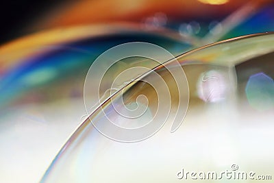 Beautiful bubble on macro photography for backgounds Stock Photo