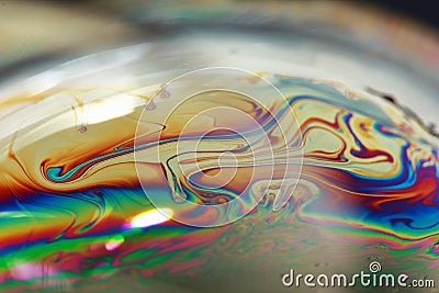 Beautiful bubble on macro photography for backgounds Stock Photo