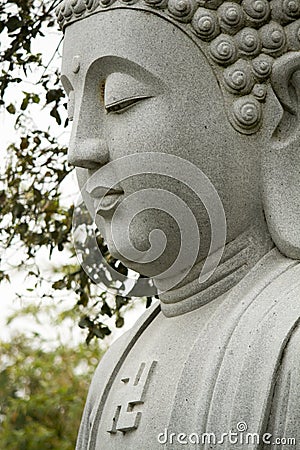 Beautiful Buddha statue Stock Photo