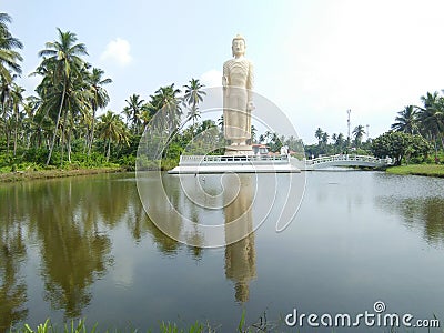 Beautiful buddhist place of worship of sri lankan photo Stock Photo