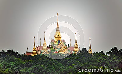 Wat Thang Sai Temple in Ban Krut, Thailand Stock Photo