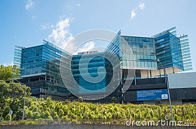 Beautiful buildings of the University of Auckland, New Zealand. Editorial Stock Photo