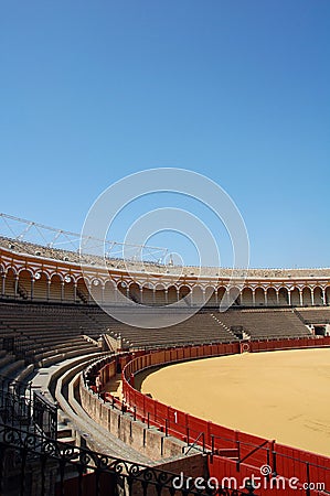Beautiful bullfight arena in S Stock Photo