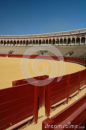 Beautiful bullfight arena in S Stock Photo