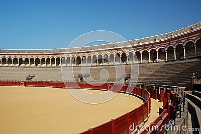 Beautiful bullfight arena in S Stock Photo