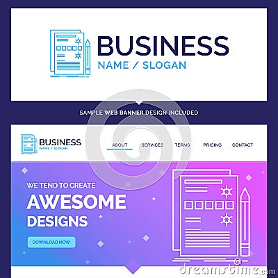 Beautiful Business Concept Brand Name Component, data, design, h Vector Illustration