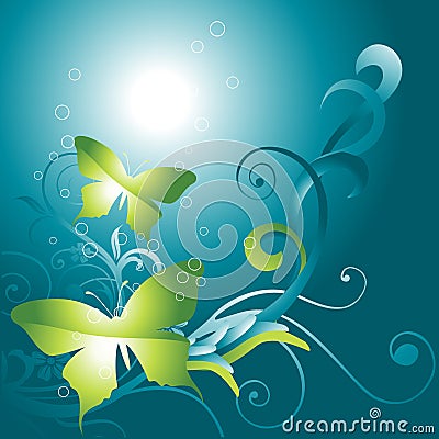 Beautiful butterfly Vector Illustration