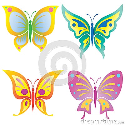 Beautiful butterfly Vector Illustration