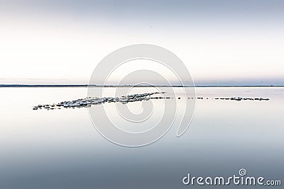 Beautiful calm of Baltic sea Stock Photo