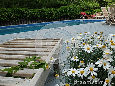 Hamptons summer house getaway. Long Island Stock Photo