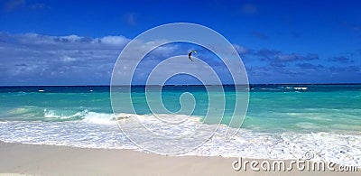 Beautiful Caribbean beach Cayo Coco Cuba in January Stock Photo