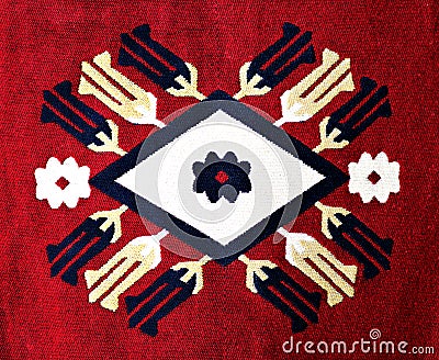 Beautiful Carpet Motif Stock Photo