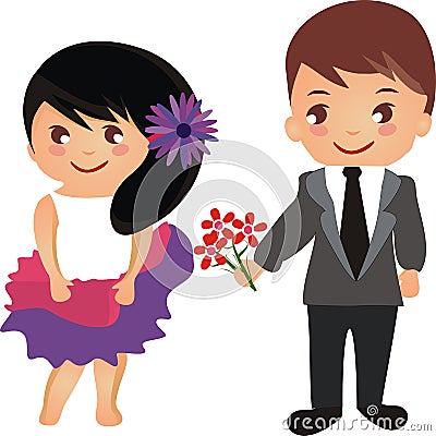 https://thumbs.dreamstime.com/x/beautiful-cartoon-couple-flowers-24599423.jpg