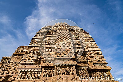 Beautiful carved ancient Jain temples constructed in 6th century AD in Osian, India. Stock Photo