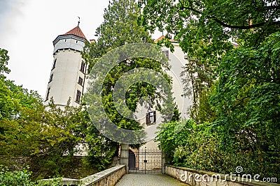 Beautiful castle Konopiste in spring, Czech Republic Editorial Stock Photo