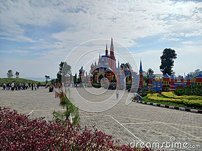 The beautiful castle with nice green view Editorial Stock Photo