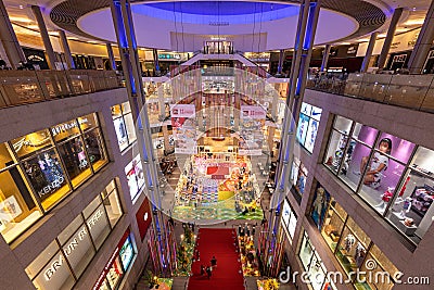 Pavilion Shopping Mall mail hall Editorial Stock Photo