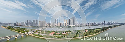 Beautiful changsha cityscape panorama Stock Photo