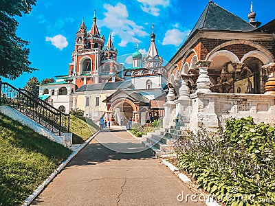 Beautiful Christian Church in Russia Stock Photo