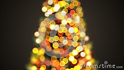 Bokeh New Year Tree Lights Blinking Seamless On Black Background Loop Able 3d Animation Merry Christmas And Happy New Stock Footage Video Of Holiday Glittering 130670290