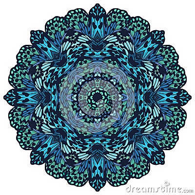 Beautiful circular background mandala Vector Illustration