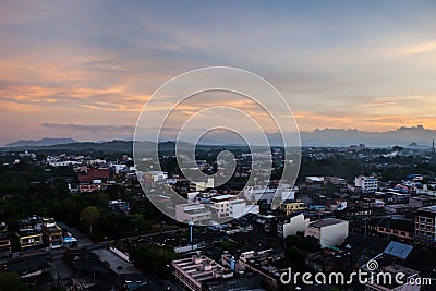 Beautiful Cityscape Sunrise. Editorial Stock Photo